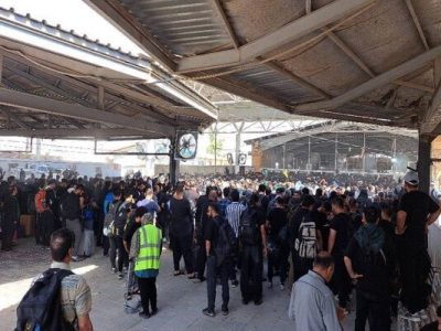 تردد بیش از ۱۸۶ هزار زائر از مرز شهید سلیمانی (مهران) از
ابتدای ماه محرم تاکنون