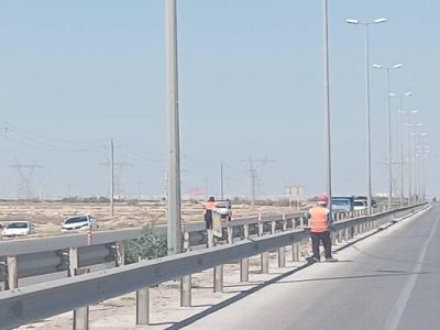 محور «عالیشهر- دلوار» استان بوشهر روشن شد
