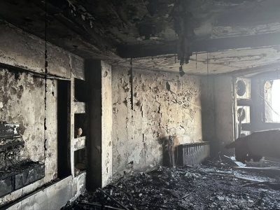 گزارش حریق در یک برج مسکونی در شهرک خرازی
