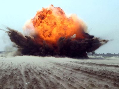 انفجار کنترل‌شده در غرب بندرعباس روی داد