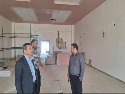 بازدید مدیرکل راه و شهرسازی سیستان و بلوچستان از مراحل
پایانی ساخت ساختمان فرمانداری هامون در روز تعطیل اداری