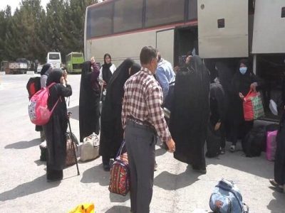 بازگشت بیش از ۲ هزار زائر اربعین خراسان شمالی با ناوگان
عمومی از مرز مهران