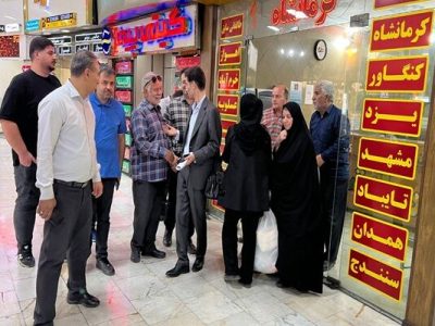 ببینید|بازدیدمعاون حمل و نقل اداره کل از پایانه مسافربری
شهید کلانتری