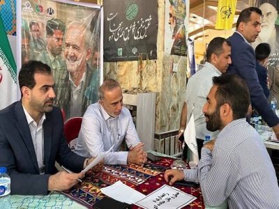 برپایی میز خدمت اداره کل راهداری و حمل و نقل جاده ای
مازندران در نماز جمعه