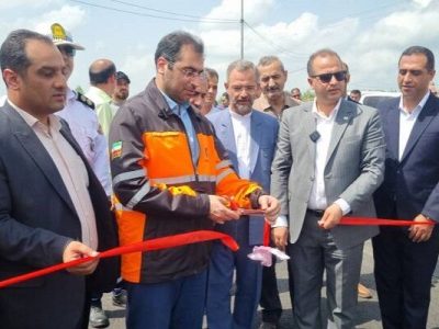 بهره برداری از دو دوربرگردان در محورهای مازندران