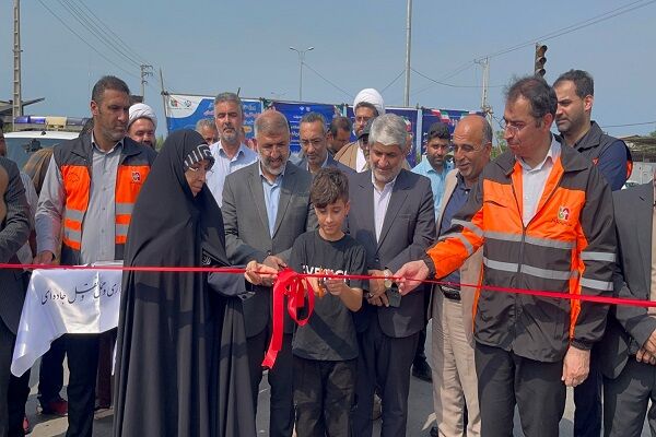 بهره برداری از دوربرگردان حمید آباد محور ساری- فرح
آباد