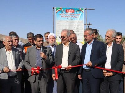 بهره برداری از یک راه روستایی در کلاله پس از ۱۸ سال