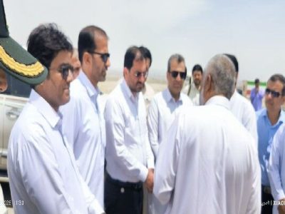 معاون برنامه‌ریزی و مدیریت منابع وزیر راه و شهرسازی از محور
کوهک-سراوان بازدید کرد