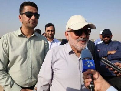 پایان ساخت عرشه و بتن ریزی کامل پل عنافجه با حضور استاندار
خوزستان