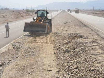 انسداد مسیرهای غیرمجاز و اجرای عملیات ایمن‌سازی در بزرگراه
حاجی‌آباد – بندرعباس