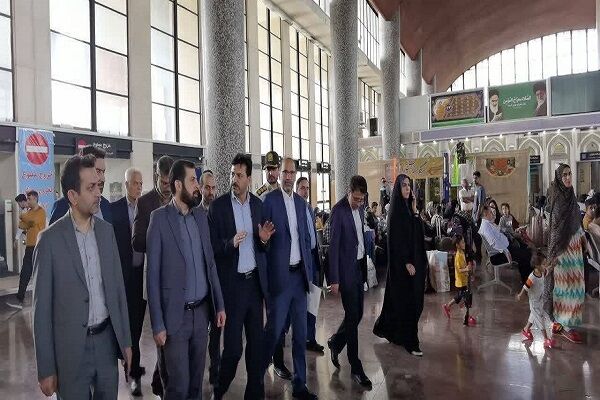 بازدید از روند اجرای دستورالعمل‌های پدافند غیرعامل در
راه‌آهن مشهد