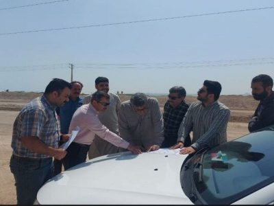 بازدید مدیرکل راه و شهرسازی سیستان و بلوچستان از عملیات
آماده سازی سایت ۱۳۲ هکتاری نهضت ملی زاهدان