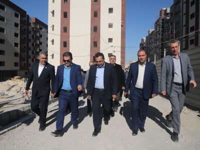 بازدید معاون مسکن و ساختمان وزیر راه و شهرسازی از پروژه های
نهضت ملی شهر جدید سهند