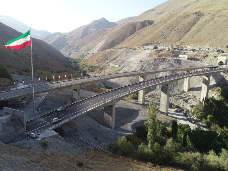 باند شرقی منطقه ۲ آزادراه تهران-شمال افتتاح شد