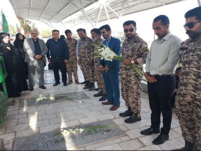 ببینید| گرامیداشت هفته دفاع مقدس تجدید میثاق مجدد کارکنان
بسیجی راه و شهرسازی سیستان و بلوچستان با آرمان شهدای انقلاب