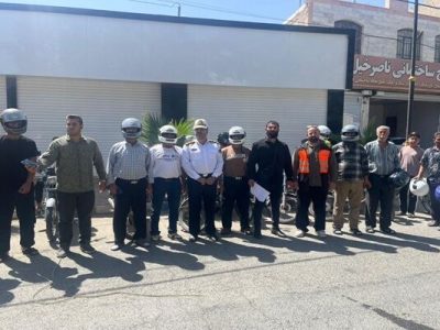 ببینید|همایش طرح ارتقای ایمنی و اموزش راکبین موتورسیکلت
ومدارس در روستای رضا آباد از توابع شهرستان ساوجبلاغ
