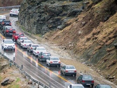 ترافیک سنگین در آزادراه قزوین – کرج – تهران