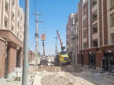 ترانس های برق به پروژه نهضت ملی مسکن اکباتان در اهواز
رسید