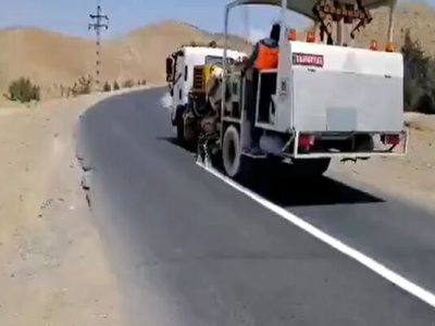 خط‌کشی بیش از ۵۵ هزار کیلومتر از محورهای مواصلاتی کشور در
پنج‌ماهه نخست سال جاری