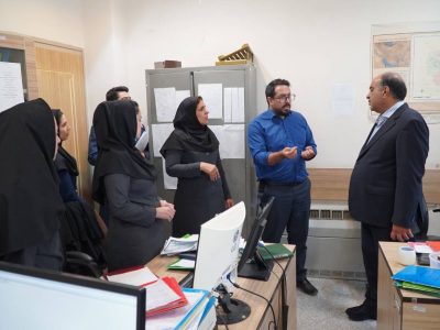 دیدار مدیرکل راه و شهرسازی کرمان با همکاران