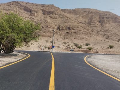 روکش آسفالت محور آنتنی شرفویه در لارستان تکمیل شد