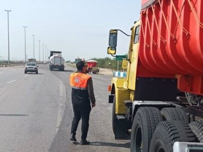 شناسایی و کشف ۲۱۰ تخلف اضافه تناژ در جاده‌های بوشهر