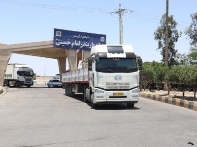 عبور جابه‌جایی کالا در خوزستان از مرز ۲۷ میلیون تن