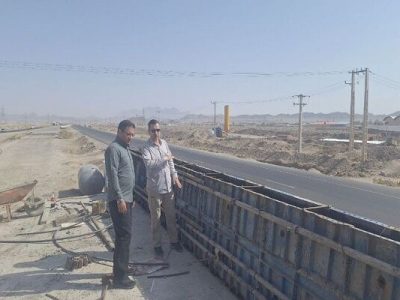 پیشرفت ۷۰ درصدی تقاطع غیرهم‌سطح شهرک دامداران زاهدان