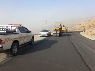 اتمام کنارگذر گردنه خان در بانه کردستان