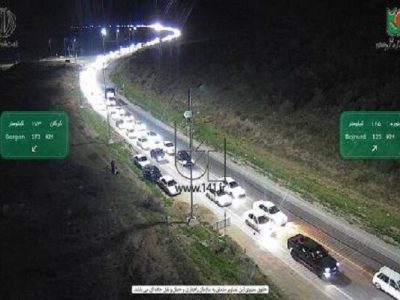 بارش باران جاده های گلستان را پرترافیک کرده است