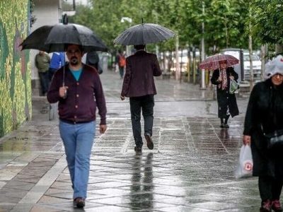 بارش باران در شمال و افزایش دما در شرق