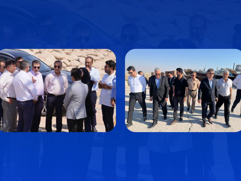 بازدید معاونین سازمان بنادر و دریانوردی از پروژههای بنادر
شمالی وجنوبی استان بوشهر