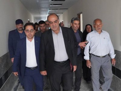 بازدید میدانی از مجتمع اداری شهرستان رابر با حضور مدیرکل راه
و شهرسازی استان کرمان