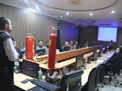 برگزاری دوره آموزشی اطفای حریق و خروج اضطراری