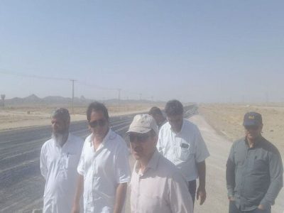 نظارت مستمر مدیر کل راه و شهرسازی سیستان و بروچستان بر پروژه
حیاتی بزرگراه زاهدان-خاش