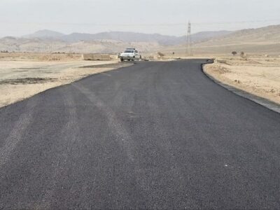 انجام عملیات تعریض و بهسازی در محور روستایی ده سراب واقع در
شهرستان آرادان