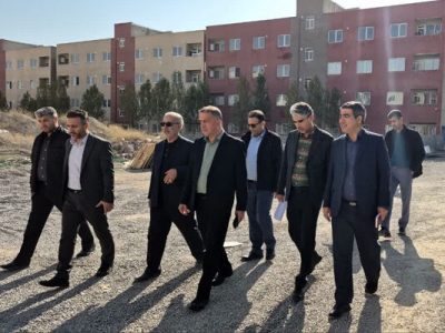 بازدید معاون استاندار و فرماندار ویژه میانه از پروژه ۳۶۸
واحدی مسکن مهر