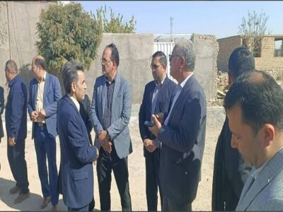 بازدید میدانی اعضای شورای مسکن شهرستان فیروزه از سایت
همت‌آباد خراسان رضوی