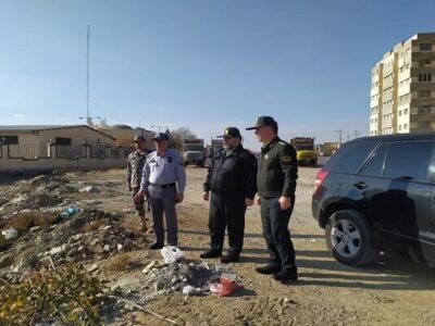 بازدید میدانی فرمانده یگان حفاظت سازمان ملی زمین و مسکن از
اراضی ملی همدان