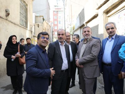 ببینید | بازدید معاون وزیر راه و شهرسازی از پروژه‌های
بازآفرینی شهری منطقه ۱۲ تهران