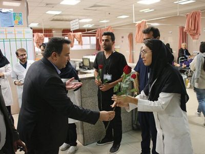 ببینید | تجلیل از کادر پرستاری و پزشکی و عیادت از مجروحان
حوادث ترافیکی در بیمارستان رجایی شیراز