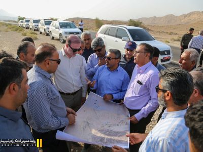 بررسی میدانی طرحهای راهسازی محور لار – بستک و آغاز مطالعات
فنی تونل کوه پردیس