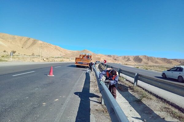 تعمیر و نصب ۱۲ کیلومتر گاردریل در محورهای خراسان
شمالی