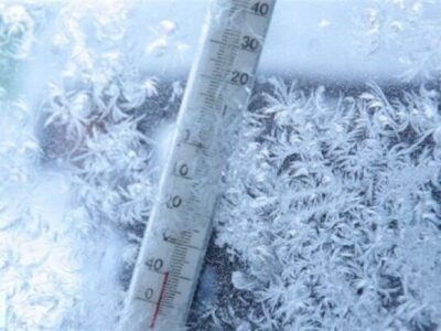 ثبت دمای زیر صفر درجه در نیمی از کشور