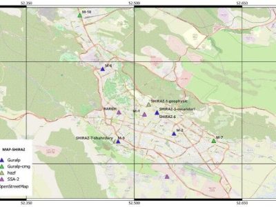 راهاندازی ۶ ایستگاه شتابنگار زلزله در شهر شیراز