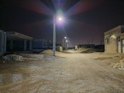روشنایی خانه اولیها در شهرک ۴۸ هکتاری دامغان تامین
شد
