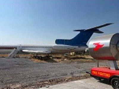 رونمایی از نخستین سامانه شبیه‌ساز ترکیبی «حریق موتور و
جست‌وجو و نجات با استفاده از هواپیمای واقعی» در فرودگاه‌
مشهد