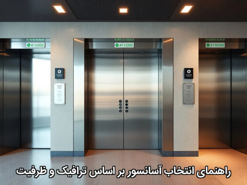 راهنمای انتخاب آسانسور بر اساس ترافیک و ظرفیت