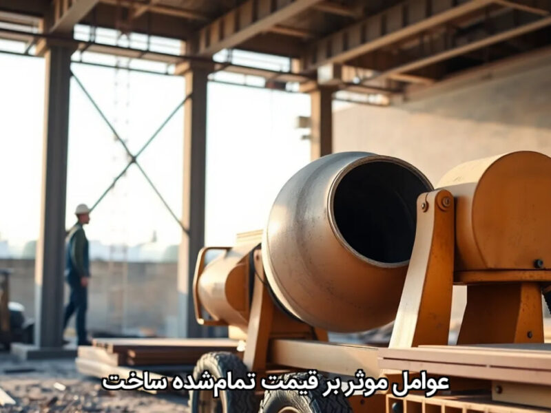 عوامل موثر بر قیمت تمامشده ساخت