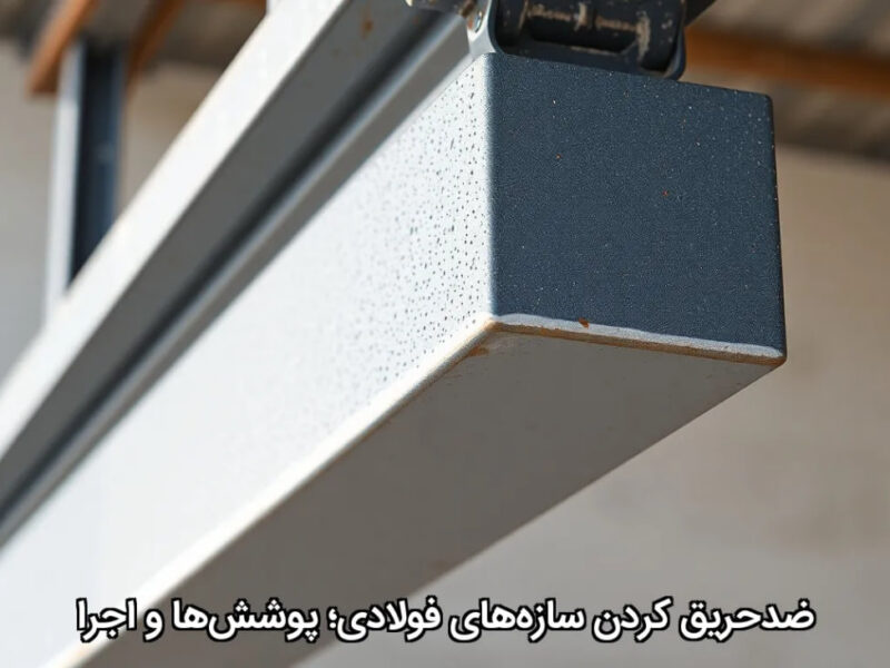 ضدحریق کردن سازههای فولادی؛ پوششها و اجرا